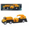 Vrachtwagen 22 x 7 cm Geel