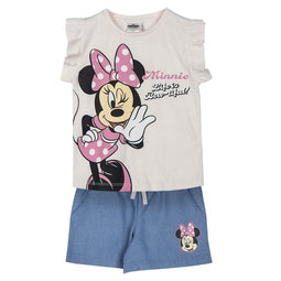 Kledingset Minnie Mouse Licht Roze Maat 5 Jaar
