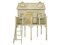 Houten speelhuis Madrid - Prestige Garden op palen