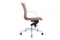 Feel Furniture - Lage Executive bureaustoel - 100% Leer - Cognac