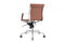 Feel Furniture - Lage Executive bureaustoel - 100% Leer - Cognac