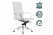Feel Furniture - Hoge Executive bureaustoel - 100% Leer - Wit