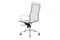 Feel Furniture - Hoge Executive bureaustoel - 100% Leer - Wit