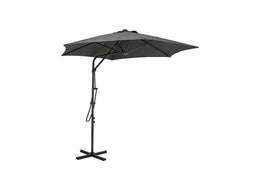 Feel Furniture - Curve zweefparasol - 2.7 Meter - Donkergrijs