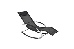 Feel Furniture - schommel ligstoel - Porto - Black