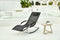 Feel Furniture - schommel ligstoel - Porto - Black
