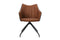 Feel Furniture - Eetkamerstoel - Bradley - Bruin