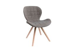 Feel Furniture - Eetkamerstoel - Brent - Grijs