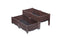 Feel Furniture - buiten plantenbak - Kappa - Donkerbruin