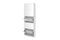 Feel Furniture - Schoenenkast met spiegel - 5 Laden - Wit