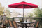 Feel Furniture - Toscano - Parasol met tilt functie - Wijn rood