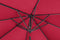 Feel Furniture - Toscano - Parasol met tilt functie - Wijn rood