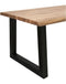 Feel Home - 240x100 Eettafel - Massief Boomstamblad Eiken - 5 cm dik - U Frame