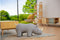 Feel Home - Kinder dierenstoel - Neushoorn - Grijs