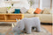 Feel Home - Kinder dierenstoel - Neushoorn - Grijs