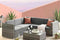 Feel Furniture - Wicker Corner loungeset - Verona - Grijs