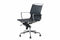 Feel Home - Lage design bureaustoel - Echt leer - Zwart