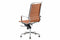 Feel Home - Hoge design bureaustoel - Echt leer - Cognac