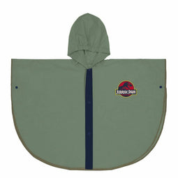 Waterponcho met Kap Jurassic Park Groen Maat 3-4 Jaar