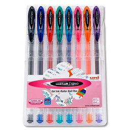 Set Balpennen Uni-Ball Rollerball Signo UM-120 Multicolour 0,5 mm
