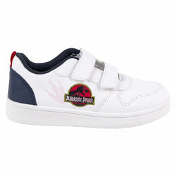 Sportschoenen voor Kinderen Jurassic Park Velcro Wit Schoenmaat 30