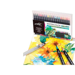 Set Viltstiften Alex Bog Deluxe Brush Acuarelable 20 Onderdelen