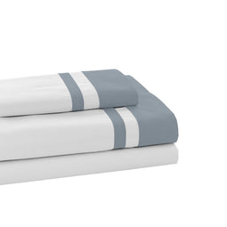 Set beddengoed Alexandra House Living Marbella Staal Staalgrijs Bed van 150 3 Onderdelen