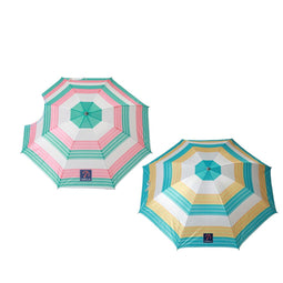 Strandparasol Ø 220 cm Gestreept
