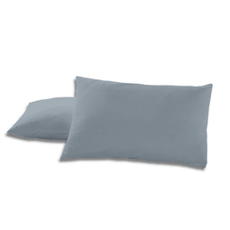 Kussensloop Alexandra House Living Staal Staalgrijs 50 x 80 cm (2 Stuks)