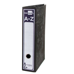 Ringmap Liderpapel AZ04 Zwart A4