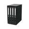 Ringmap Liderpapel MD42 Zwart Medium 4 Stuks