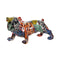 Decoratieve figuren Home ESPRIT Multicolour Hond 25,5 x 12 x 13,5 cm