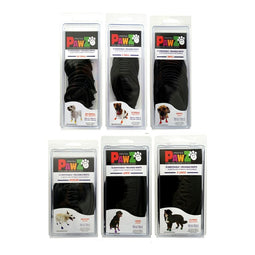 Schoenen Pawz Hond 12 Stuks Zwart Maat S
