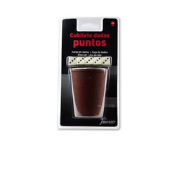 Beker met Poker Dobbelstenen Fournier 130012244