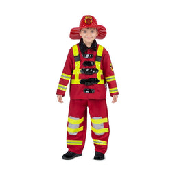 Kostuums voor Baby's My Other Me Brandweerman (3 Onderdelen) Maat 7-12 Maanden