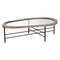 Hoofdtafel Home ESPRIT Bruin Zwart Kristal Sparrenhout 120 x 69 x 33 cm