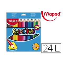 Kleurpotloden Maped 183224FC Multicolour 24 Onderdelen (24 Onderdelen)