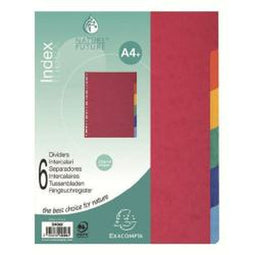 Spoorverbreders Exacompta 2406E Fiches Multicolour (6 Stuks)