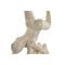 Decoratieve figuren Home ESPRIT Wit Yoga 29 x 8 x 30 cm (2 Stuks)