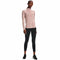 Dames-T-Shirt met Korte Mouwen Under Armour Tech 1/2 Zip Roze Maat L