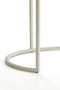 Light&living Bijzettafel S/2 Ø50x40+Ø52x45 cm TALCA helder rib glas+crème