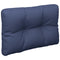 Palletkussens 2 st stof marineblauw