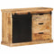 Dressoir 80x30x55 cm massief ruw mangohout