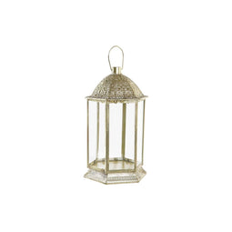 Lykta DKD Home Decor Kristal Gouden Metaal (21 x 19 x 37 cm)