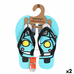 Slippers Cállate la Boca Auto 38 Blauw (2 Stuks)