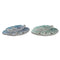 Middenstuk DKD Home Decor 43 x 36 x 9 cm Blauw Groen 45 x 36 x 9 cm Blad van een plant