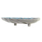 Middenstuk DKD Home Decor 43 x 36 x 9 cm Blauw Groen 45 x 36 x 9 cm Blad van een plant