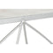 Console DKD Home Decor Wit Zilverkleurig Metaal Marmer 100 x 33 x 78 cm