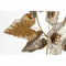 Decoratieve figuren DKD Home Decor Gouden Metaal Terra cotta (66 x 9 x 51,4 cm)