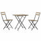 Tafel met stoelen DKD Home Decor 60 x 60 x 74 cm (3 pcs)